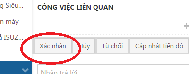 Xác nhận công việc đã hoàn thành